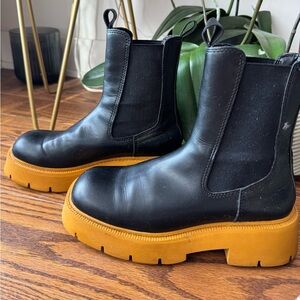 Mango Black Chelsea Boots | Women’s Size 37